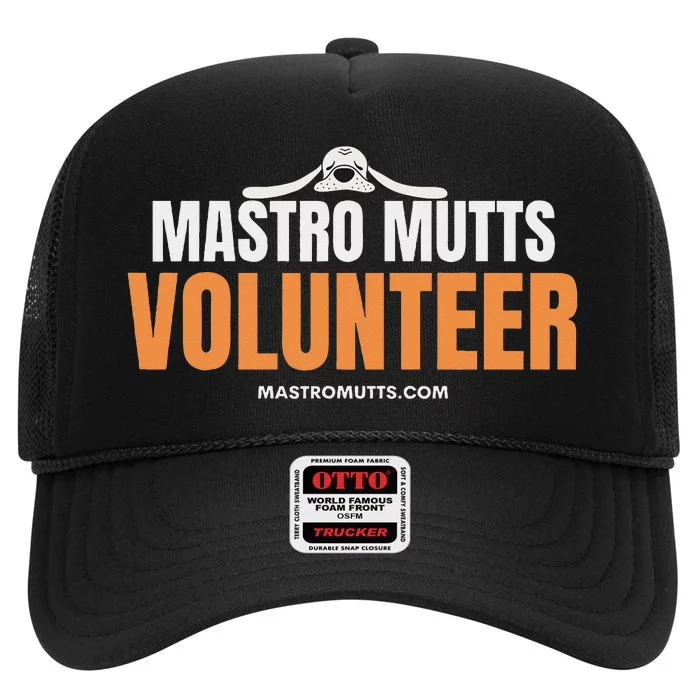 Mastro Mutts Volunteer High Crown Mesh Trucker Hat