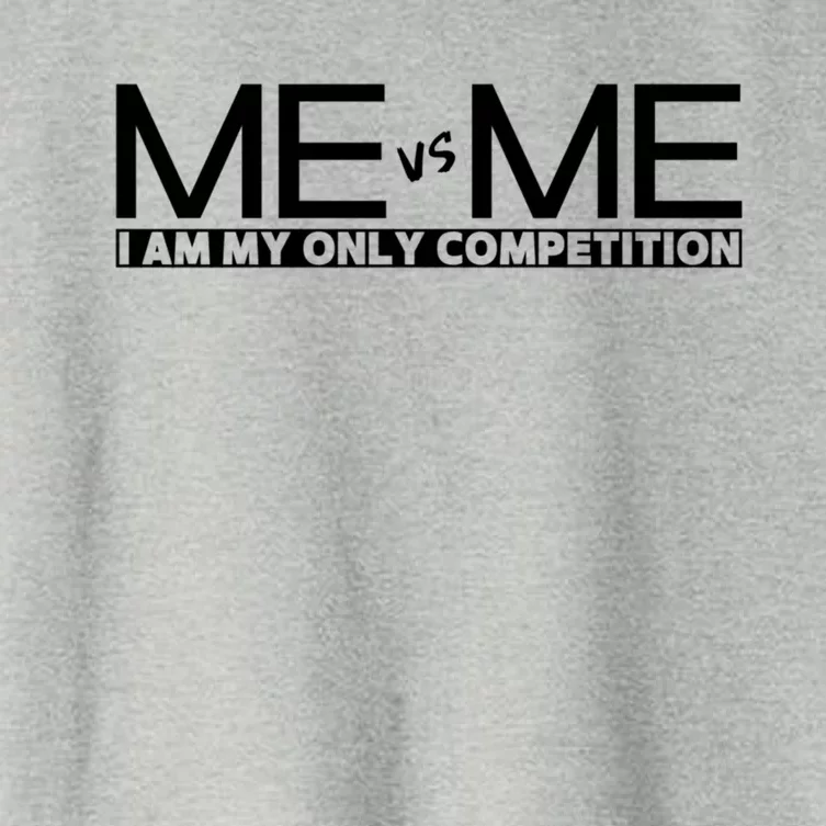 Motivational Me Vs Me I'm My Own Competition Tie Dye Graphic Meaningful Gift Women's Crop Top Tee