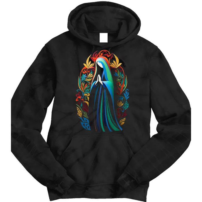 Mother Mary Vivid Tie Dye Hoodie