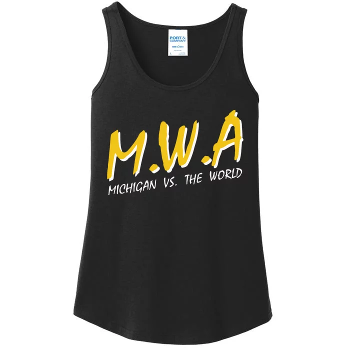 Mwa Michigan Vs The World Ladies Essential Tank