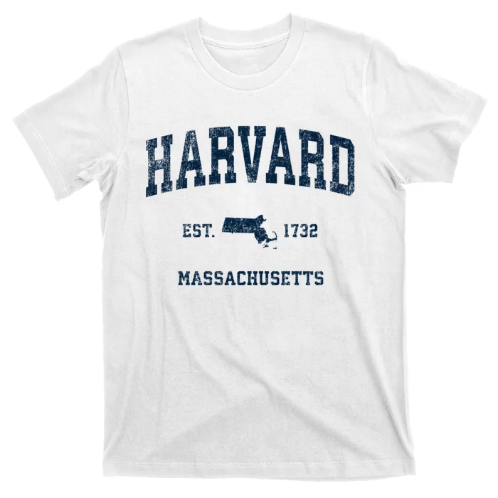 Massachusetts Ma Vintage Sports Design T-Shirt