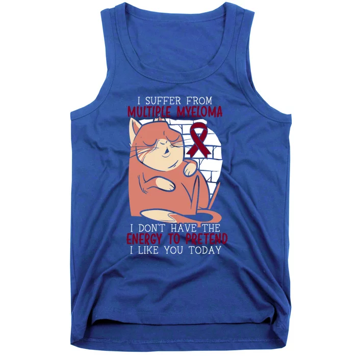 Multiple Myeloma Warrior Myeloma Cancer Awareness Funny Gift Tank Top