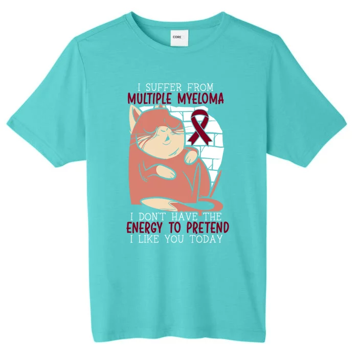 Multiple Myeloma Warrior Myeloma Cancer Awareness Funny Gift ChromaSoft Performance T-Shirt