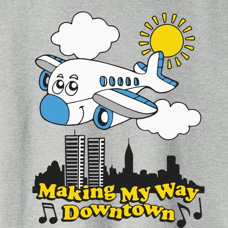 Making My Way Downtown Women's Crop Top Tee