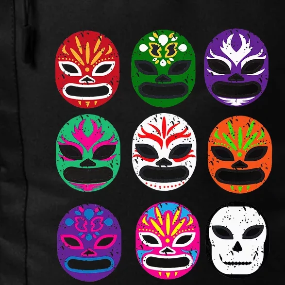 Masks Mexican Wrestling Mask Daily Commute Backpack