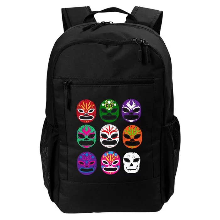 Masks Mexican Wrestling Mask Daily Commute Backpack