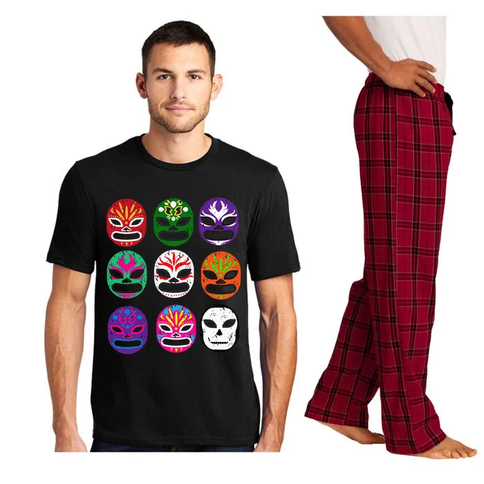 Masks Mexican Wrestling Mask Pajama Set