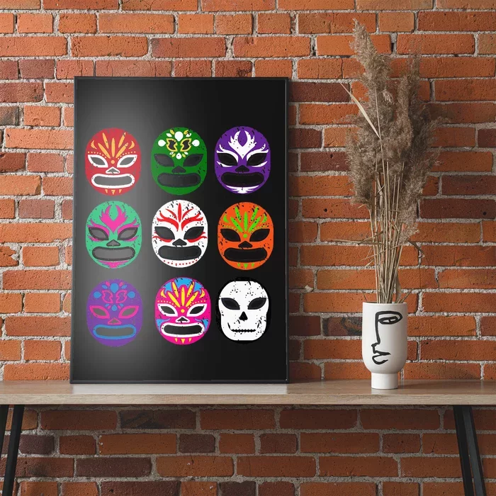 Masks Mexican Wrestling Mask Poster