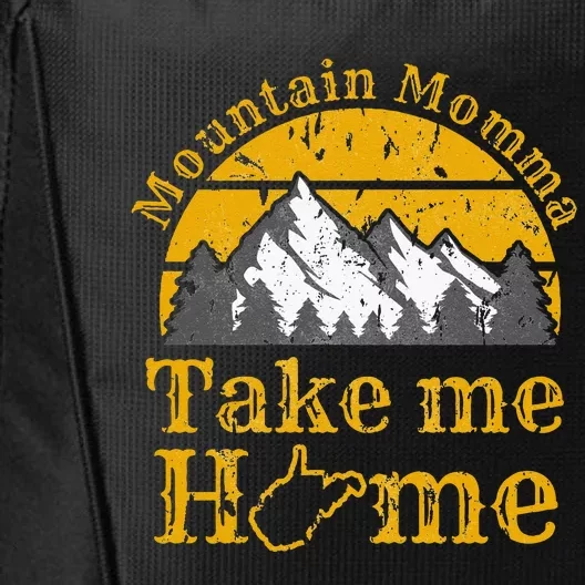 Mountain Momma West Virginia Take Me Home WV Map Mountains City Backpack