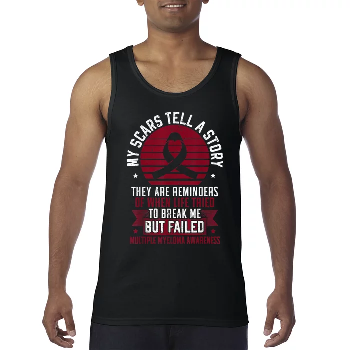 Multiple Myeloma Warrior Myeloma Cancer Awareness Tank Top