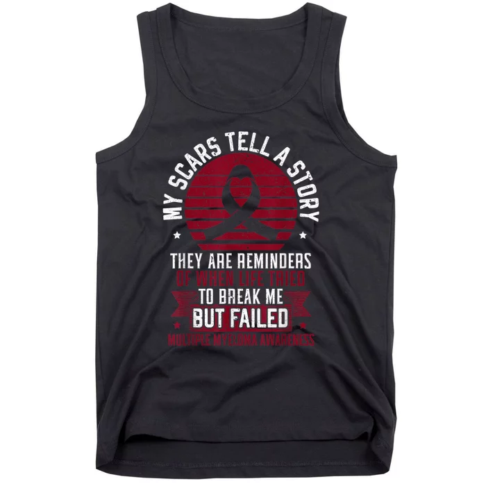 Multiple Myeloma Warrior Myeloma Cancer Awareness Tank Top