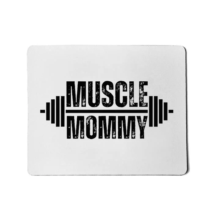 Muscle Mommy Weightlifter Mom Cute Mother Mama Gym Mousepad