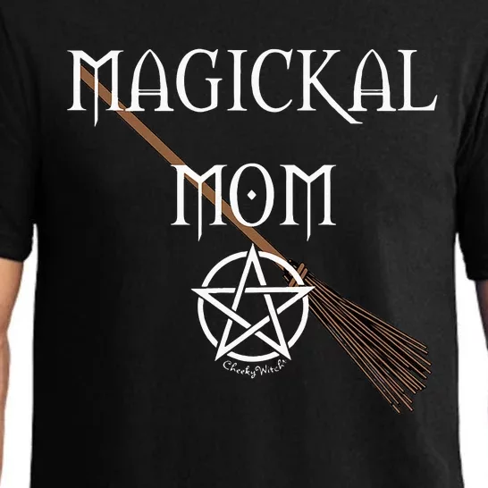 Magickal Mom Wiccan Pagan Mother's Day Cheeky Witch Pajama Set