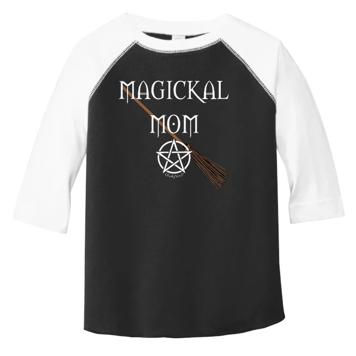 Magickal Mom Wiccan Pagan Mother's Day Cheeky Witch Toddler Fine Jersey T-Shirt