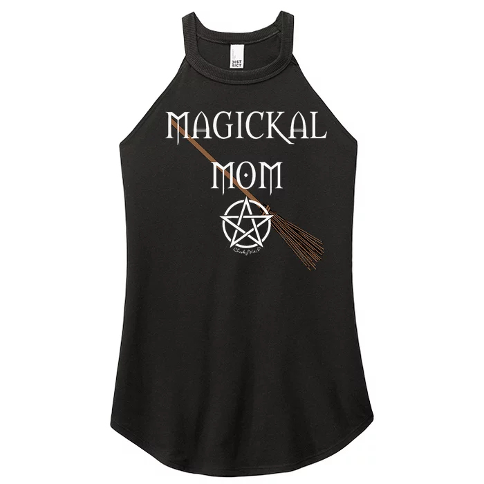 Magickal Mom Wiccan Pagan Mother's Day Cheeky Witch Women’s Perfect Tri Rocker Tank