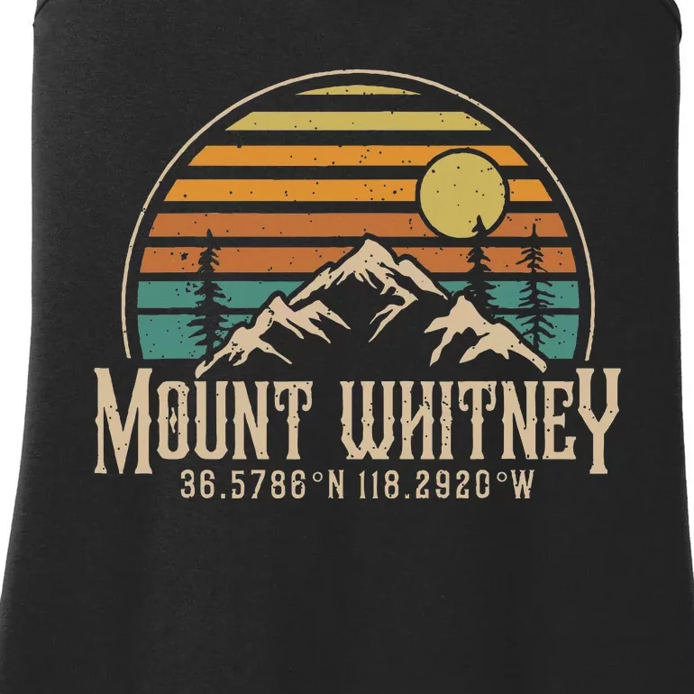 Mountain Mt. Whitney California Hiking Camping Ladies Essential Tank