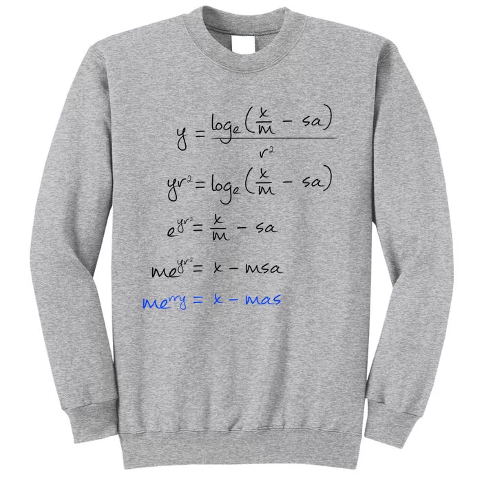 Math Merry Xmas Math Equation Funny Christmas Algebra Great Gift Sweatshirt