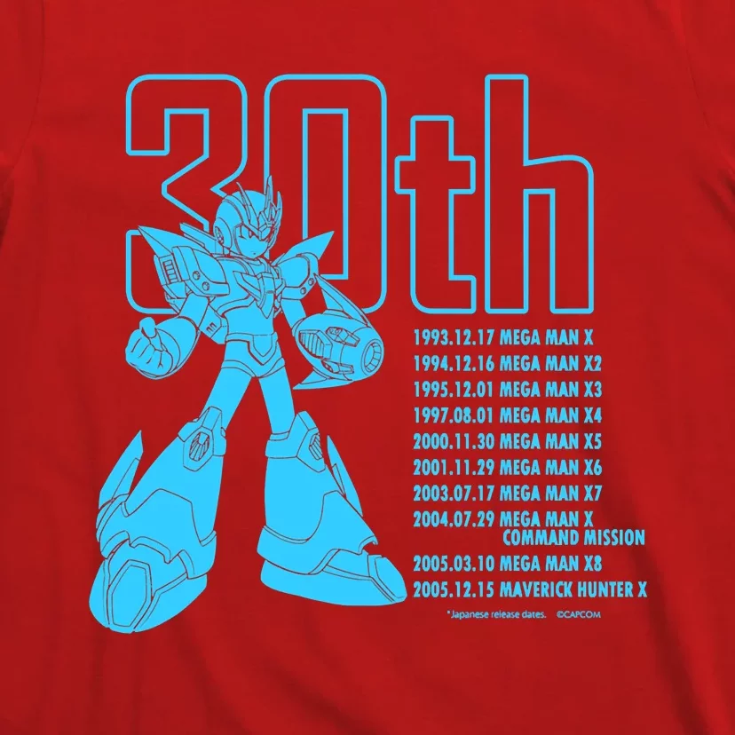 Mega Man X 30th Anniversary T-Shirt