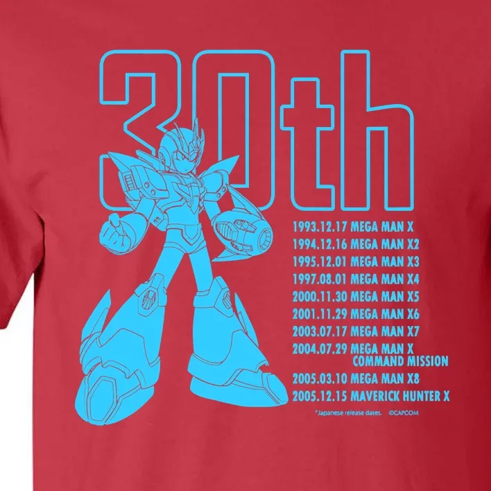 Mega Man X 30th Anniversary Tall T-Shirt