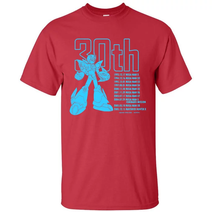 Mega Man X 30th Anniversary Tall T-Shirt