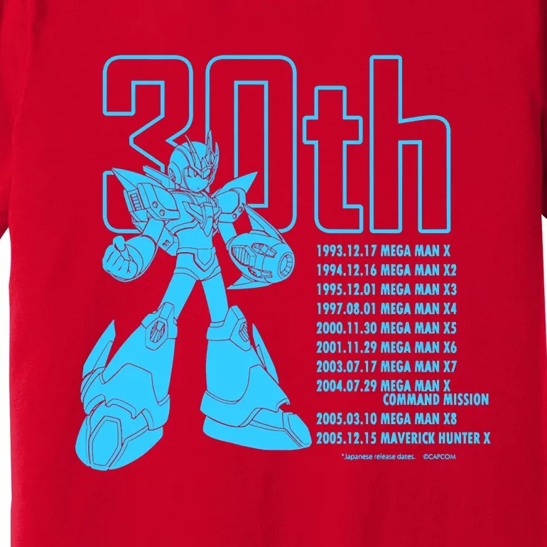 Mega Man X 30th Anniversary Premium T-Shirt