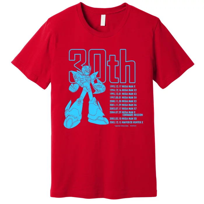 Mega Man X 30th Anniversary Premium T-Shirt