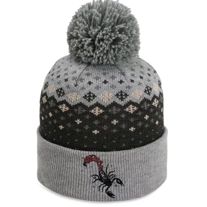 Mariahthescientist Mts X Sp5der Scorpion The Baniff Cuffed Pom Beanie