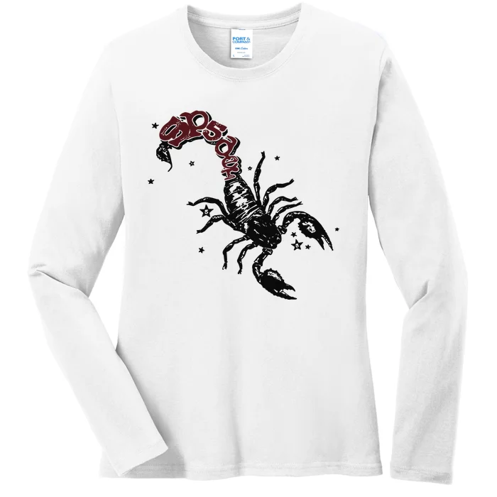 Mariahthescientist Mts X Sp5der Scorpion Ladies Long Sleeve Shirt