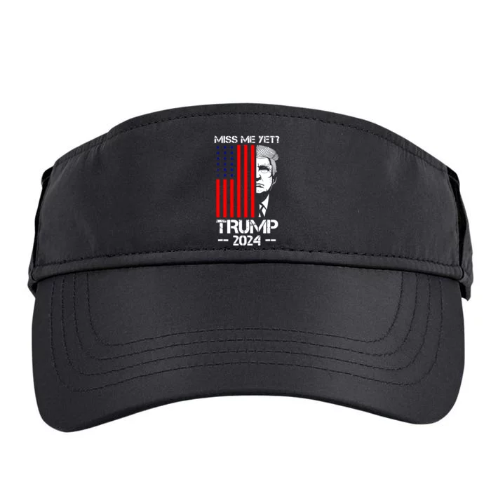 Miss Me Yet Trump 2024 Adult Drive Performance Visor