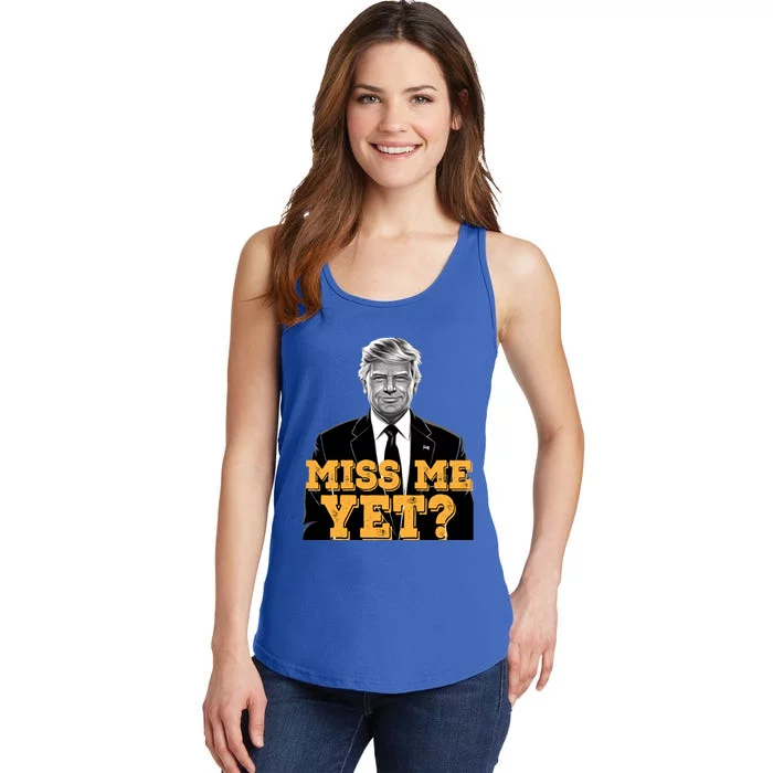 Miss Me Yet Trump 2024 President Vintage Trump Cute Gift Ladies Essential Tank