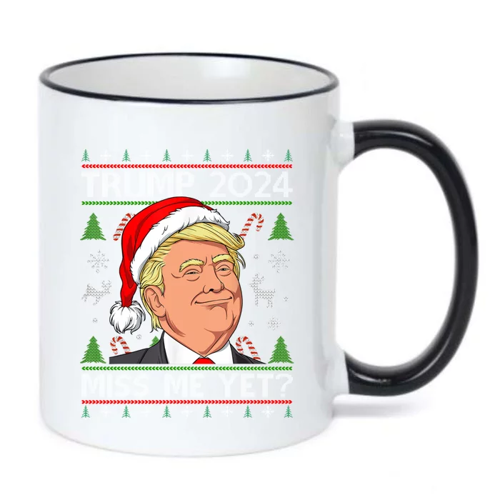 Miss Me Yet Trump 2024 Ugly Christmas Gift Black Color Changing Mug