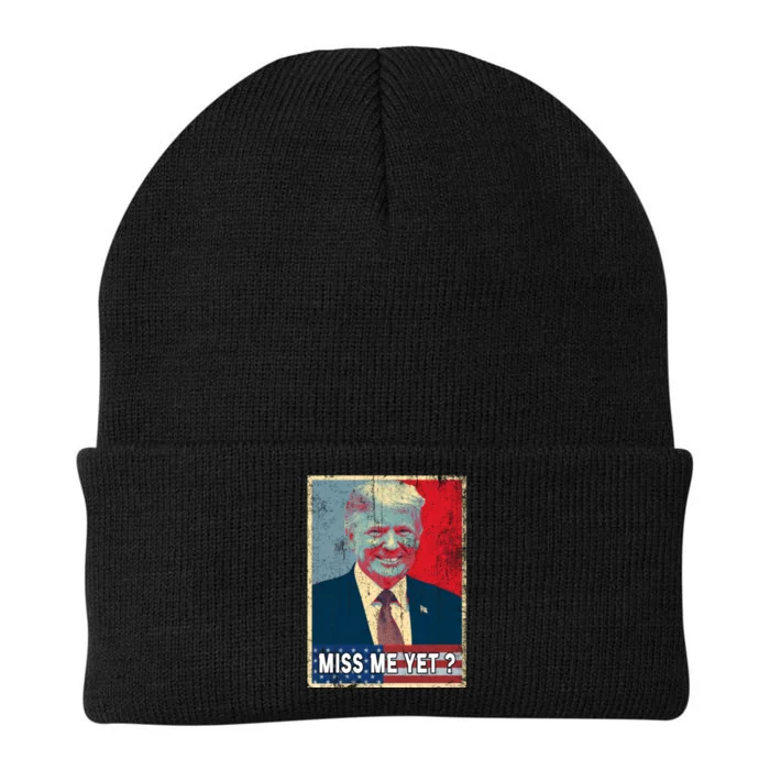 Miss Me Yet Trump Hope Poster Essential Knit Cap Winter Beanie