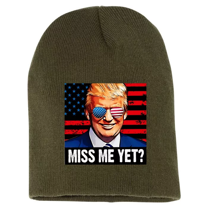 Miss Me Yet? Donald Trump Short Acrylic Beanie