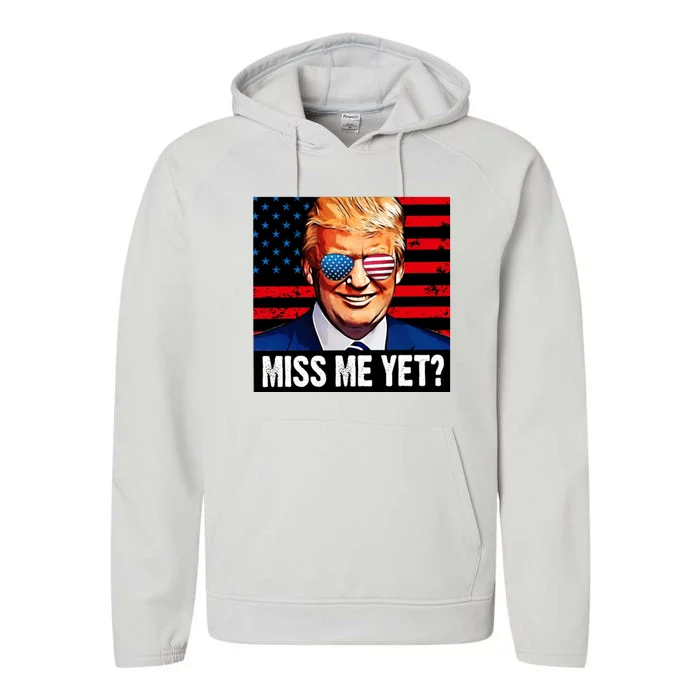 Miss Me Yet? Donald Trump Performance Fleece Hoodie