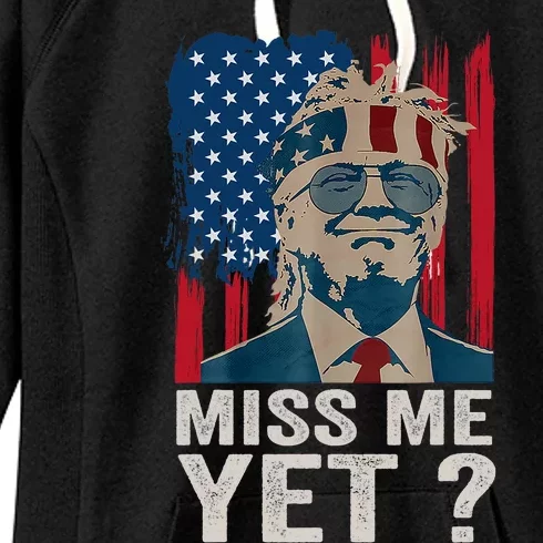 Miss Me Yet Trump Is Still My President Women's Fleece Hoodie