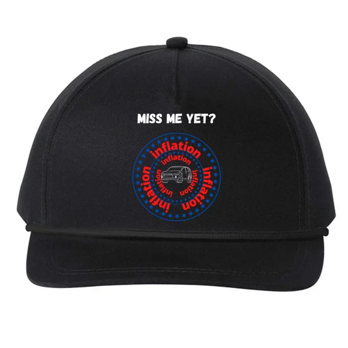 Miss Me Yet Inflation America Experience Gift Snapback Five-Panel Rope Hat