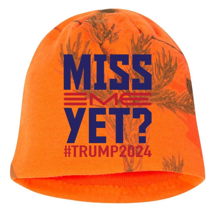 Miss Me Yet? Trump 2024 Graphic Kati - Camo Knit Beanie