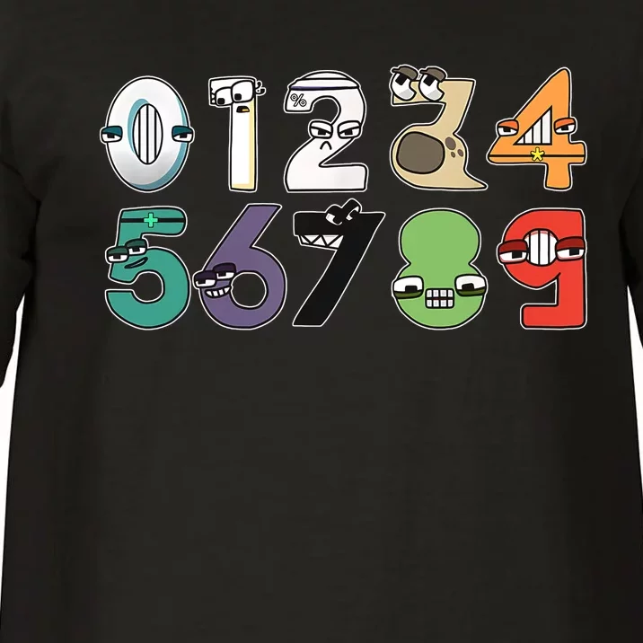 Math Number 09 Costume Boy Matching Number Lore Comfort Colors T-Shirt