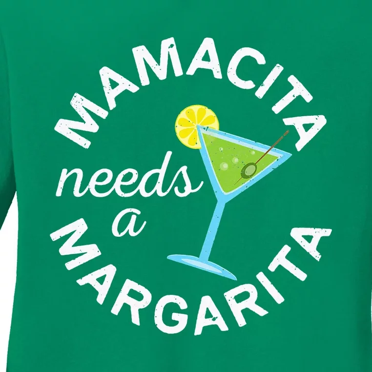 Mamacita Needs A Margarita Cinco De Mayo Ladies Long Sleeve Shirt