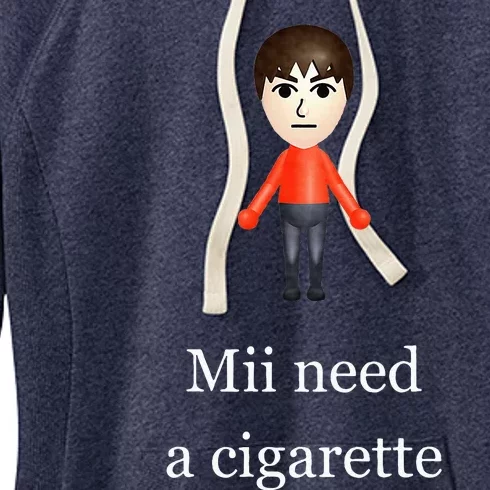 Mii Need A Cigarette Women's Fleece Hoodie