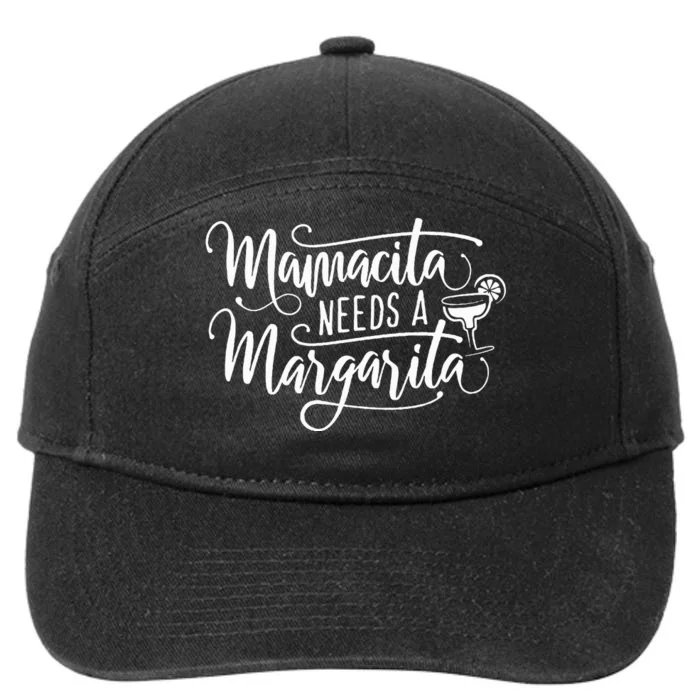 Mamacita Needs A Margarita 7-Panel Snapback Hat