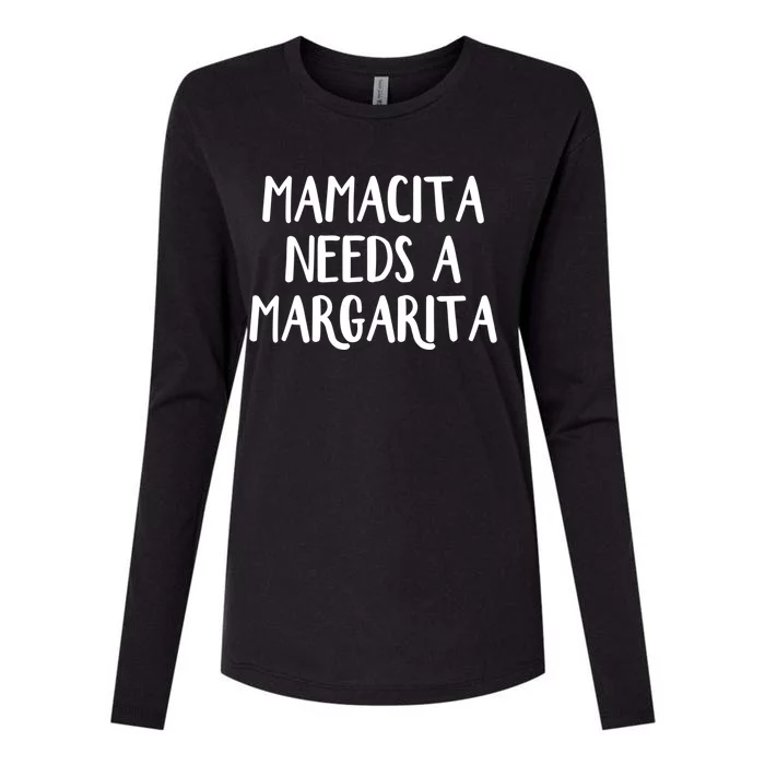 Mamacita Needs A Margarita Gift Womens Cotton Relaxed Long Sleeve T-Shirt