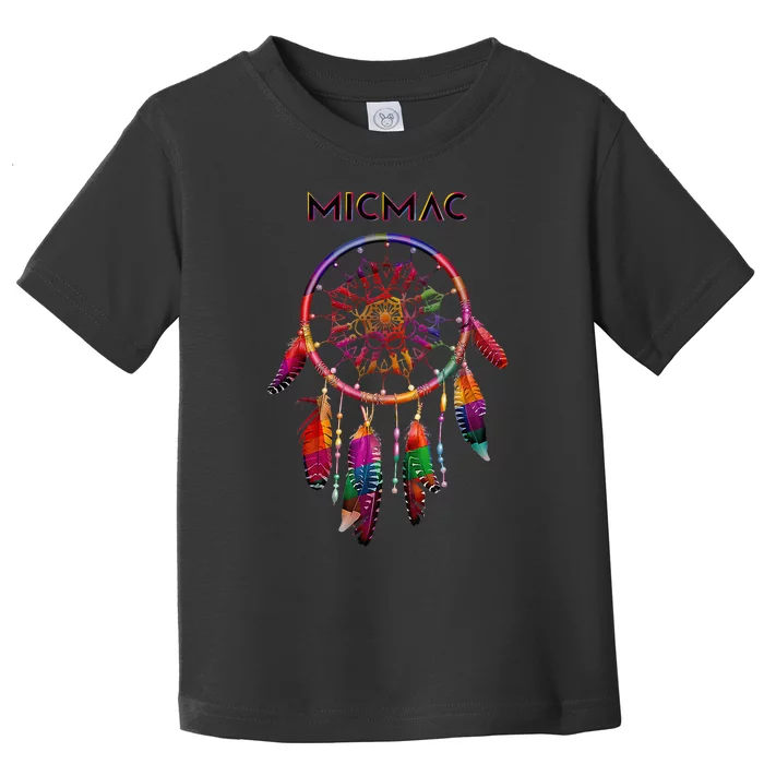 Micmac Native American Indian Colorful Dreamcatcher Tribe Toddler T-Shirt