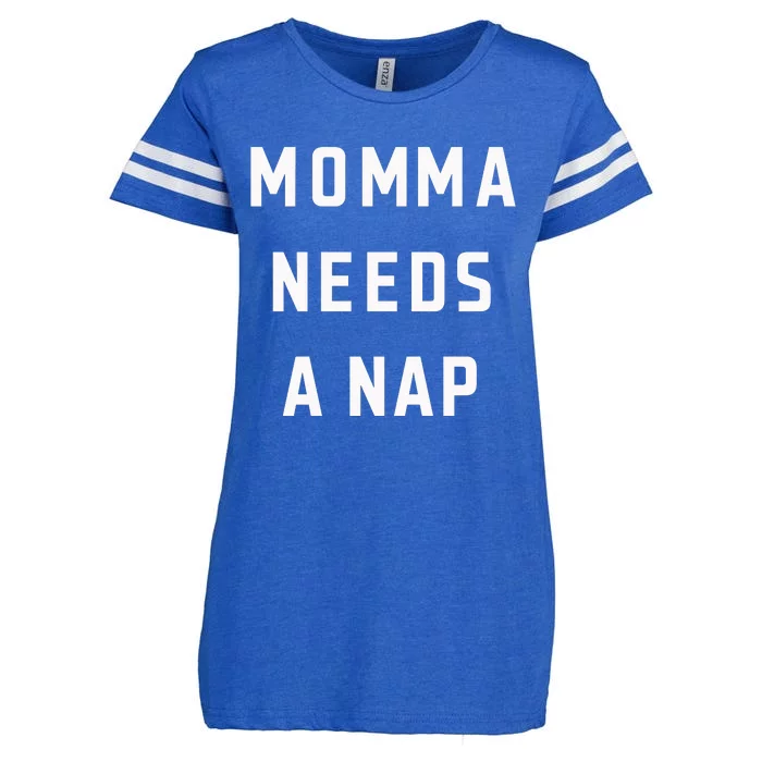 Momma Needs A Nap Enza Ladies Jersey Football T-Shirt