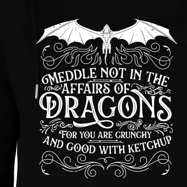 Meddle Not Affairs Dragons Tshirt, Mens Dragon TShirt Womens Funnel Neck Pullover Hood