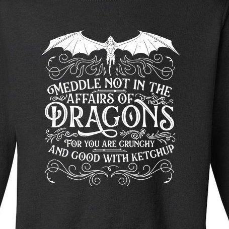 Meddle Not Affairs Dragons Tshirt, Mens Dragon TShirt Toddler Sweatshirt