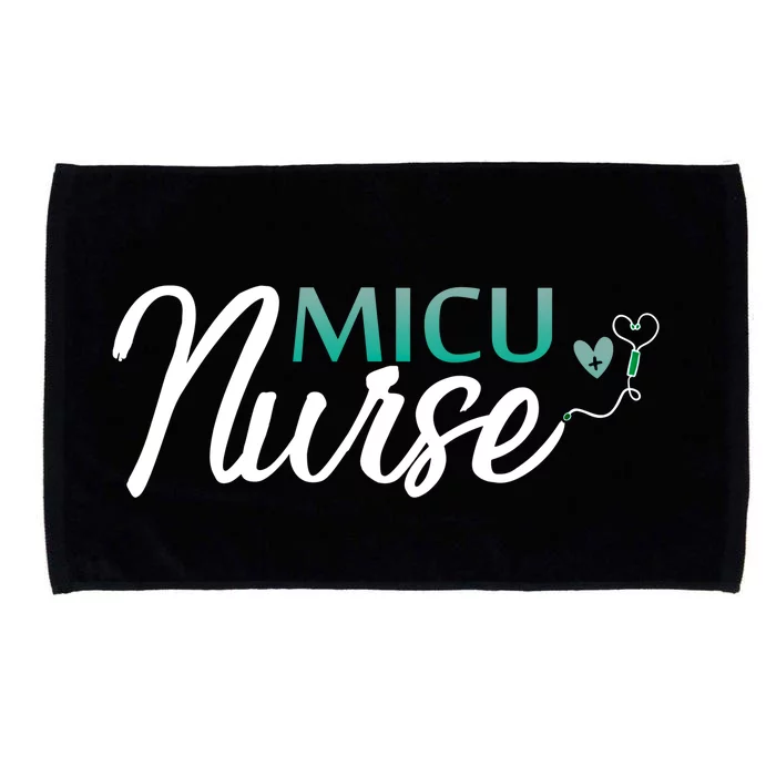 Micu Nurse Appreciation Medical Intensive Care Units Nurses Funny Gift Microfiber Hand Towel