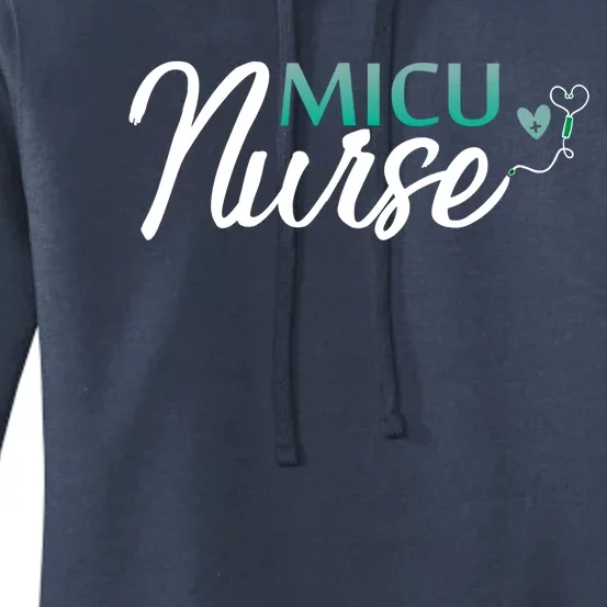 Micu Nurse Appreciation Medical Intensive Care Units Nurses Funny Gift Women's Pullover Hoodie