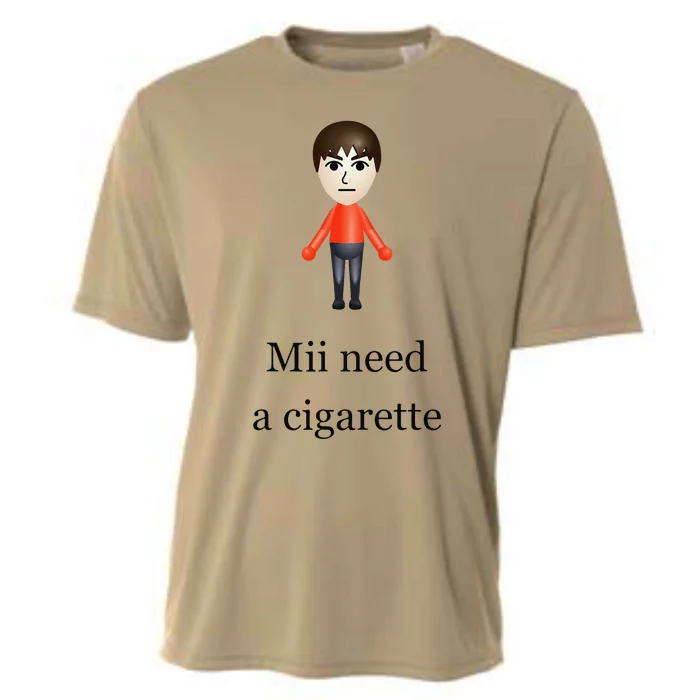 Mii Need A Cigarette Cooling Performance Crew T-Shirt