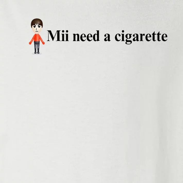 Mii Need A Cigarette Toddler Long Sleeve Shirt